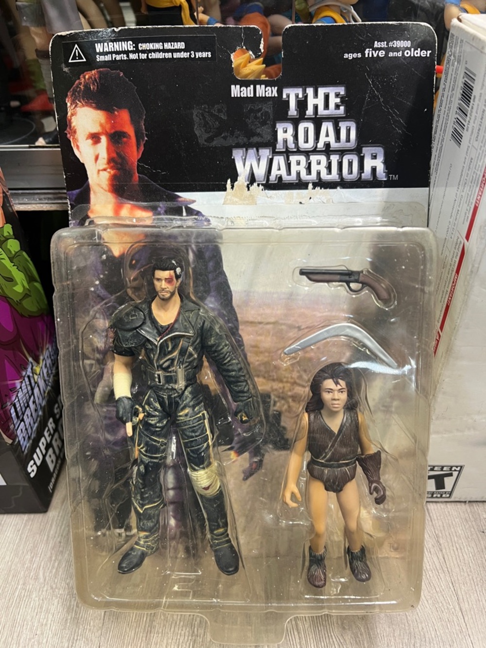 Mad Max The Road Warrior Action Figure Set - Black & Brown